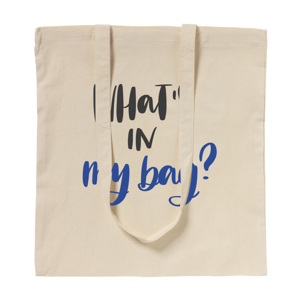 Logo trade promotional gift photo of: ShoppyBag (100 g/m²) long handles cotton bag